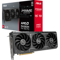 ASUS PRIME Radeon RX 9070 EVO OC, Carte graphique Gris, 3x DisplayPort, 1x HDMI