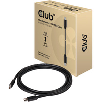 Club 3D Câble Mini DisplayPort 1.4 mâle-mâle Noir, 2 mètres