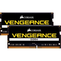 Corsair Kit 32 Go DDR4-2400, Mémoire vive Noir, CMSX32GX4M2A2400C16, Vengeance
