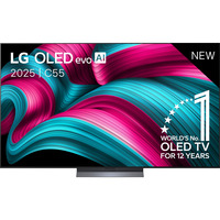 LG OLED evo AI C5 77" Ultra HD TV OLED Noir, 4x HDMI, 3x USB, Optique, Bluetooth, LAN, WLAN, HDR10, Dolby Vision