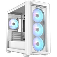 ASUS A23 PLUS boîtier mini tower Blanc | 2x USB-A | 1x USB-C | RGB | Window