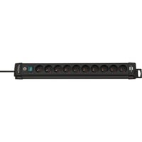 Brennenstuhl Premium-Line multiprise à 10 prises Noir, 10x prises