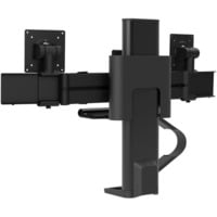 Ergotron TRACE Support pour double moniteur, Support de moniteur Noir, Pince, 9,8 kg, 68,6 cm (27"), 100 x 100 mm, Réglage de la hauteur, Noir