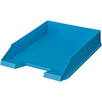 Herlitz 50033966 bac de rangement de bureau Plastique Bleu, Bac à courrier Bleu, Plastique, Bleu, A4, Allemagne, 1 pièce(s)