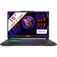 MSI 15.6" PC portable gaming Noir