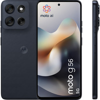 Motorola moto g56 5G smartphone Gris foncé, 256 Go, Dual-SIM, Android