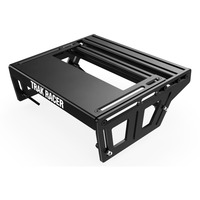 Trak Racer Support de pédale universel TR One avec repose-talon, Montage Noir