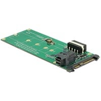 DeLOCK 62945 carte et adaptateur d'interfaces Interne M.2 PCIe, M.2, Vert, 52 mm, 145 mm, 16 mm
