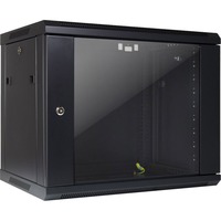 Inter-Tech Boîtier mural SMA-6409, Armoire informatique Noir