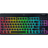Razer BlackWidow V4 Low-Profile RGB clavier gaming mécanique Noir, Layout FR (AZERTY), Razer Low-Profile Orange, 80% (TKL)