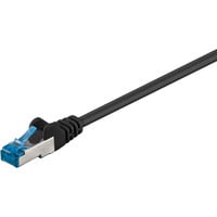goobay Câble réseau Cat.6A Noir/Bleu, 30 mètres, S/FTP, RJ-45