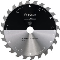 Bosch 2 608 837 733 lame de scie circulaire 25,4 cm 1 pièce(s) Bois dur, Bois tendre, 25,4 cm, 3 cm, 1,6 mm, 6000 tr/min, 2,2 mm