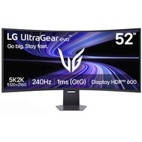 LG UltraGear evo 52G930B-B 52" 4K Ultra HD Moniteur UltraWide gaming incurvé Noir, 1x DisplayPort, 2x HDMI, 1x USB-C, 2x USB-A, 240 Hz