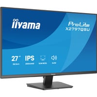 iiyama ProLite X2797QSU-B1 27" Moniteur  Noir (Mat), HDMI, DisplayPort, USB, Audio
