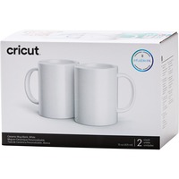 Cricut Mug White - 440 ml, Coupe Blanc, 2 pièces