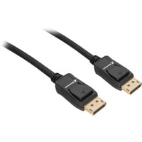 Sharkoon DisplayPort, Câble Noir, 2 mètres, 8K