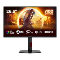 AOC Q27G4ZDR 26.5" Moniteur gaming Noir/rouge, 1x DisplayPort, 2x HDMI, 2x USB-A, 240 Hz