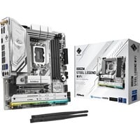 ASRock B860M Steel Legend WiFi carte mère socket 1851 Blanc, RAID, 2.5 Gb-LAN, WLAN, BT Sound, µATX