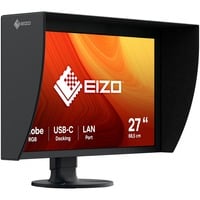 EIZO CG2700S ColorEdge 27" Moniteur Noir, HDMI, DisplayPort, 2x USB-A, 2x USB-A 3.2 (5 Gbit/s), USB-C, RJ-45