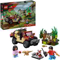 LEGO Le vélociraptor et l’évasion en 4x4, Jouets de construction