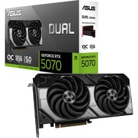 ASUS DUAL GeForce RTX 5070 OC, Carte graphique 3x DisplayPort, 1x HDMI