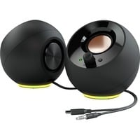 Creative Pebble SE, Haut-parleur PC Noir, Bluetooth, USB-C, AUX, RGB