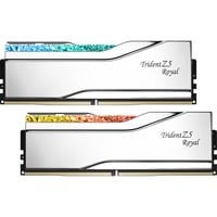 G.Skill 64 Go DDR5-6000 kit, Mémoire vive Argent, F5-6000J2836G32GX2-TR5S, Trident Z5 Royal Neo, XMP