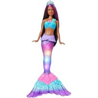 Barbie Magic Light Sirène - Brooklyn, Poupée