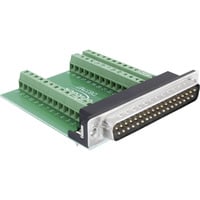 DeLOCK Terminal Block D-Sub 37-pin M, Adaptateur Vers bornier 39-pin