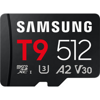 Samsung T9 microSDXC 512 GB, Carte mémoire Noir
