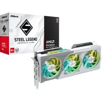 ASRock Radeon RX 9060 XT STEEL LEGEND OC 16Go, Carte graphique 2x DisplayPort, 1x HDMI