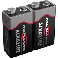 Ansmann 5015591 pile domestique Batterie à usage unique Alcaline Batterie à usage unique, Alcaline, Noir, Gris, 17,5 mm, 26,5 mm, 48,5 mm