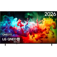 LG QNED72 AI 85" 4K Ultra HD TV Noir, 3x HDMI, USB, Bluetooth, LAN, WLAN, CI+, HDR10