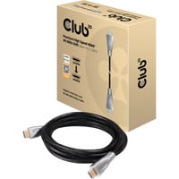 Club 3D HDMI 2.0 haute vitesse de première qualité, Câble Noir, 1 mètre, 4K 60Hz