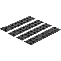DeLOCK 18307 patin de protection du sol pour meuble 80 pièce(s) Rond, Support Noir, Noir, Élastomère thermoplastique (TPE), Rond, 6 mm, 2 mm, 80 pièce(s)