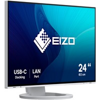 EIZO EV2495-WT 24.1" Moniteur  Blanc, HDMI, DisplayPort, 3x USB-A 3.2 (5 Gbit/s), USB-B, 2x USB-C 3.2 (5 Gbit/s), RJ-45
