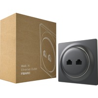 Fibaro Walli N Ethernet Outlet, Connexions Anthracite