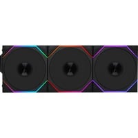 Lian Li UNI FAN TL 120 Wireless Reverse Blade ventilateurs de boîtier RGB  Noir, 3 pièces, 120 x 124 x 28 mm, PWM, contrôleur inclus