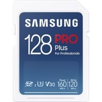 SAMSUNG PRO Plus 128 Go SDXC (2021), Carte mémoire Blanc, UHS-I U3, klasse 10, V30
