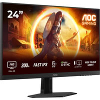 AOC 24G4HRE 23.8" Moniteur gaming Noir/rouge, 1x DisplayPort, 2x HDMI, 200 Hz