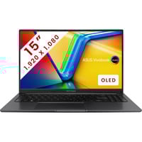 ASUS Vivobook 15 OLED (X1505VA-L1647W) 15.6" PC portable Noir | Core i7-13620H | UHD Graphics | 16 Go | 1 To SSD