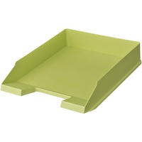 Herlitz 50033973 bac de rangement de bureau Plastique Vert, Bac à courrier Vert clair, Plastique, Vert, A4, Allemagne, 1 pièce(s)