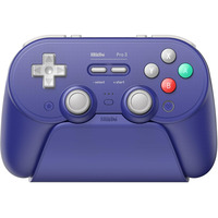 8BitDo Pro 3 Bluetooth Gamepad, Manette de jeu Violet/Blanc, Switch 1 & 2, PC, Android, 2.4 GHz / Bluetooth / USB