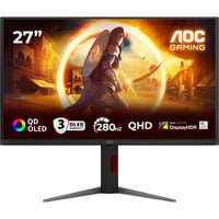 AOC AOC Q27G4ZD QD-OLED 27" Moniteur gaming  Noir/Rouge, 2x HDMI, 1x DisplayPort, USB-A, USB-B, 240 Hz