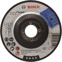 Bosch 2 608 600 005 accessoire pour meuleuse d'angle Disque de coupe Disque de coupe, Moyeu déporté, Métal, Bosch, 2,22 cm, 11,5 cm