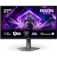 AOC AGON PRO AG276UZD 26.5" 4K UHD Moniteur gaming Noir, 240Hz, HDMI, DisplayPort, USB-C, Audio