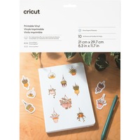 Cricut Vinyle imprimable - Argent, Papier autocollant 