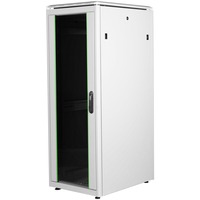 Digitus Armoire réseau de la série Unique - 600x800 mm (LxP), Armoire informatique Gris clair