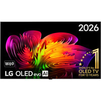 LG OLED evo AI W6 True Wireless (OLED83W69LA) 83" 4K Ultra HD TV Noir, 4x HDMI, 2x USB, Bluetooth, LAN, WLAN, CI+, HDR10, Dolby Vision