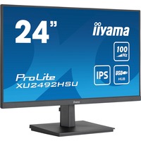 iiyama ProLite XU2492HSU-B6 24" Moniteur  Noir (Mat), HDMI, DisplayPort, USB, Audio